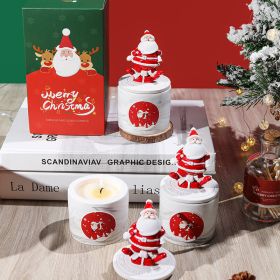 Christmas Comes Soy Wax Handmade Scented Candles Bedroom Decoration Essential Oil Scented Candles With Gifts