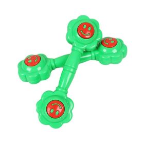 2 Pair Plastic Children Dumbbell Fitness Equipment Flower Shape Kid Toy Dumbbell