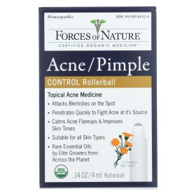 Forces Of Nature Acne/pimple Rollerball Applicator - 1 Each - 4 Ml