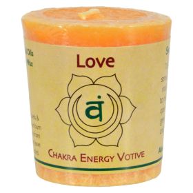 Aloha Bay - Chakra Votive Candle - Love - Case Of 12 - 2 Oz