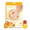 Foot exfoliating mask; suitable for dead skin and calluses; gentle foot care foot mask 2 pieces-peac