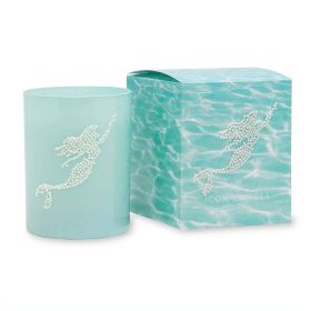 Mermaid 9.5 oz Blue Icon Candle