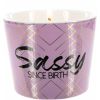 Pavilion Gift Company Sassy Soy Wax Candle Scent: Tranquility, 8 oz, Multicolor (12226)