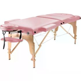 Massage Table Massage Bed SPA Bed Height Adjustable Massage Table Wide Portable Salon Bed Sponge Deluxe Backpack Reiki Table