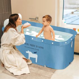 Portable Collapsible Bathtub Freestanding Soaking Shower Bath Tub Foldable Shower Stall Tub 330LBS Max Load with Inflatable Backrest and Water Seat St