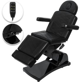 VEVOR 4 Motors Electric Facial Chair Full Electrical Massage Table Dental Bed Aesthetic Adjustable Reclining Chair for Podiatry Tattoo Spa Salon All P