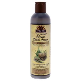 African Black Liquid Soap by Okay for Unisex - 8 oz Soap