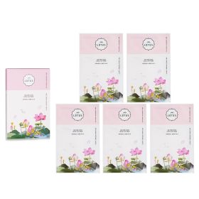 THE PURE LOTUS - Lotus Leaf Mask - Wrinkle Treatment 952635 5pcs