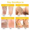 Foot exfoliating mask; suitable for dead skin and calluses; gentle foot care foot mask 2 pieces-peac