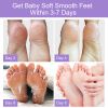 Foot exfoliating mask; suitable for dead skin and calluses; gentle foot care foot mask 4 pieces-lave