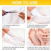 Foot exfoliating mask; suitable for dead skin and calluses; gentle foot care foot mask 2 pieces-peac