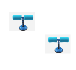 Sit Up Bar Trainer (Option: Blue 2pcs)