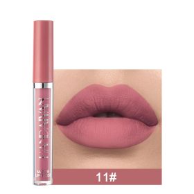 Handaiyan Matte Lip Glaze Liquid Lipstick Mini Tube Lip Gloss Waterproof Non Stick Cup Lip Gloss Genuine (Option: 11style)