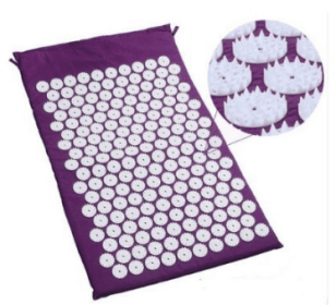 Acupuncture Yoga Cushion Massage Cushion and Pillow (Option: Purple2-No pillow)