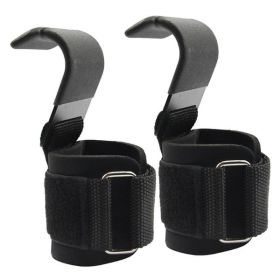 Fitness hook wrist guard (Option: Black-1pair)