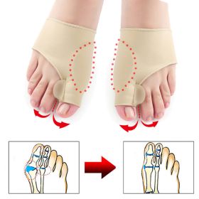 Big Toe Bunion Corrector Splint Straightener Valgus Pain Relief  Big Bone Orthopedic Bunion Correction Pedicure Socks Silicone Corrector Braces Toes S (Num: 1Pair)